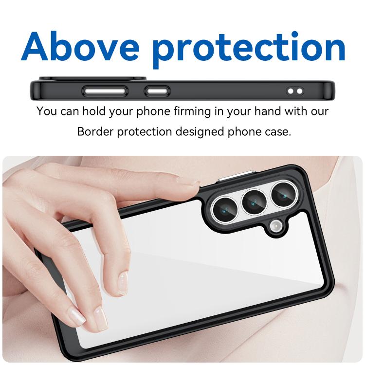 For Samsung Galaxy S26+ 5G Colorful Series Acrylic Hybrid TPU Phone Case