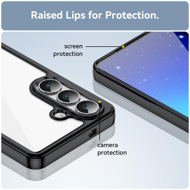 For Samsung Galaxy S26+ 5G Colorful Series Acrylic Hybrid TPU Phone Case
