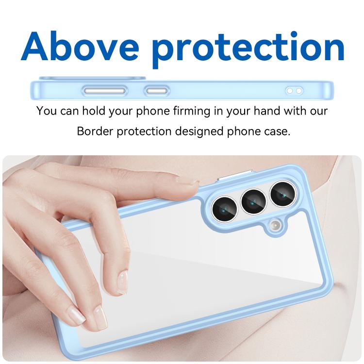 For Samsung Galaxy S26+ 5G Colorful Series Acrylic Hybrid TPU Phone Case