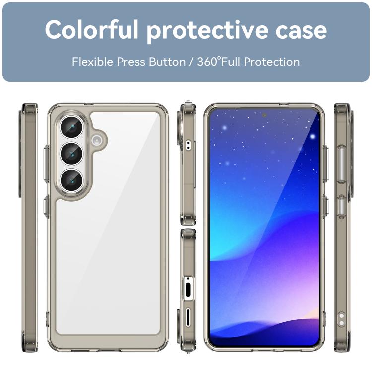 For Samsung Galaxy S26+ 5G Colorful Series Acrylic Hybrid TPU Phone Case
