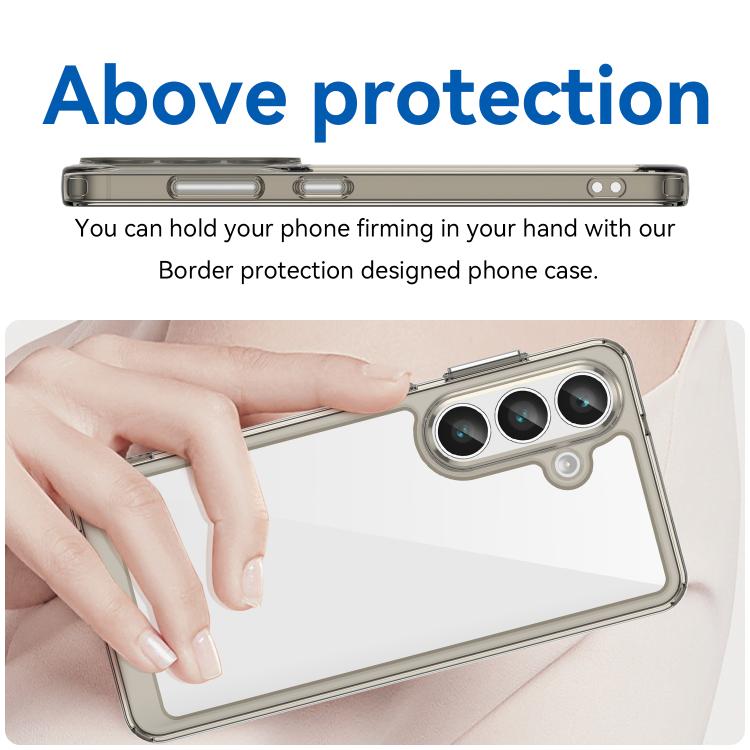 For Samsung Galaxy S26+ 5G Colorful Series Acrylic Hybrid TPU Phone Case