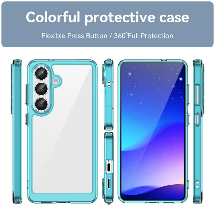 For Samsung Galaxy S26+ 5G Colorful Series Acrylic Hybrid TPU Phone Case