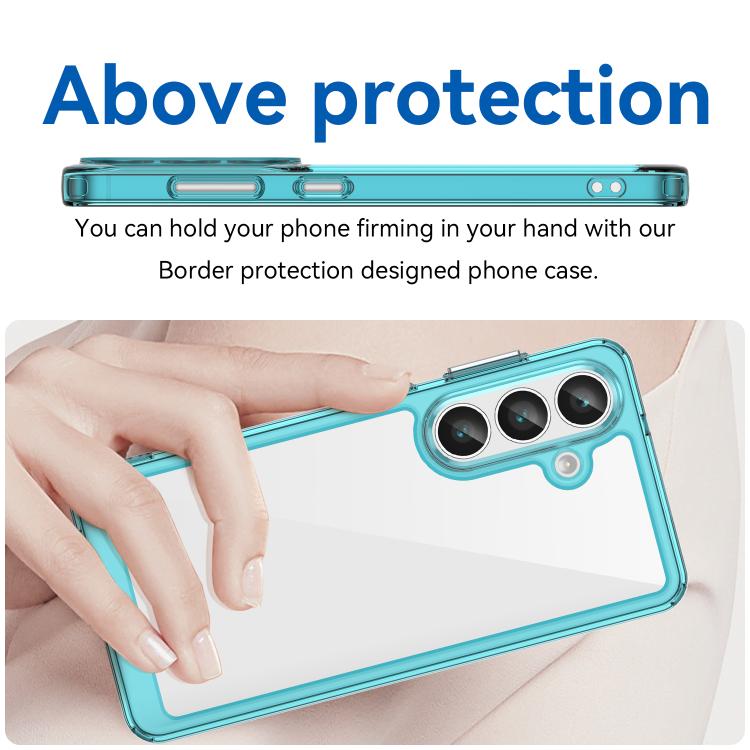 For Samsung Galaxy S26+ 5G Colorful Series Acrylic Hybrid TPU Phone Case