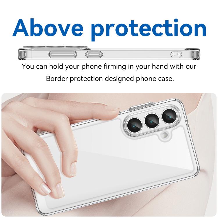 For Samsung Galaxy S26+ 5G Colorful Series Acrylic Hybrid TPU Phone Case