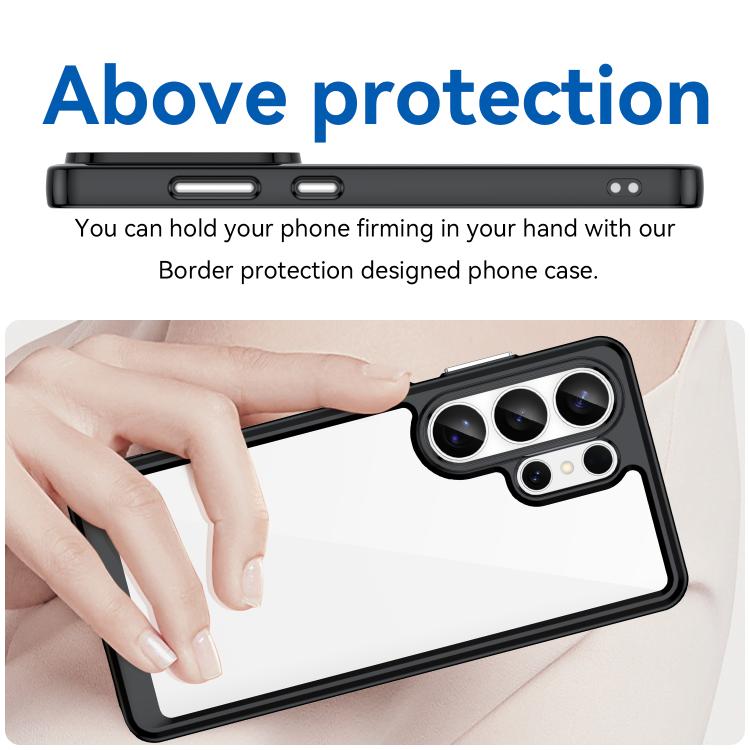 For Samsung Galaxy S26 Ultra 5G Colorful Series Acrylic Hybrid TPU Phone Case