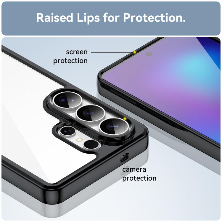 For Samsung Galaxy S26 Ultra 5G Colorful Series Acrylic Hybrid TPU Phone Case