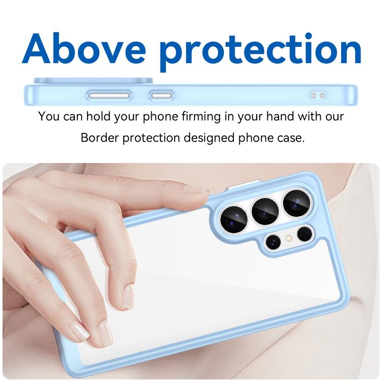 For Samsung Galaxy S26 Ultra 5G Colorful Series Acrylic Hybrid TPU Phone Case