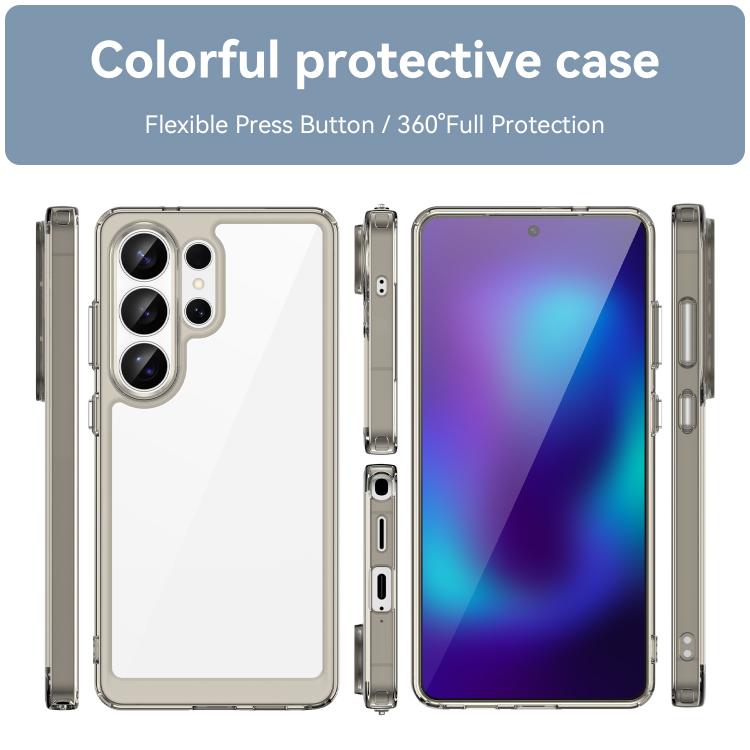 For Samsung Galaxy S26 Ultra 5G Colorful Series Acrylic Hybrid TPU Phone Case