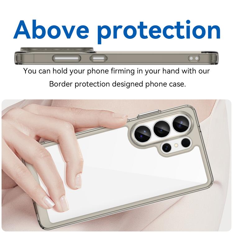 For Samsung Galaxy S26 Ultra 5G Colorful Series Acrylic Hybrid TPU Phone Case