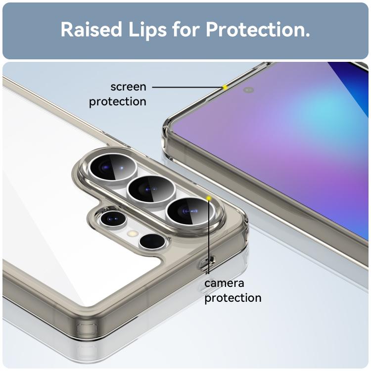 For Samsung Galaxy S26 Ultra 5G Colorful Series Acrylic Hybrid TPU Phone Case