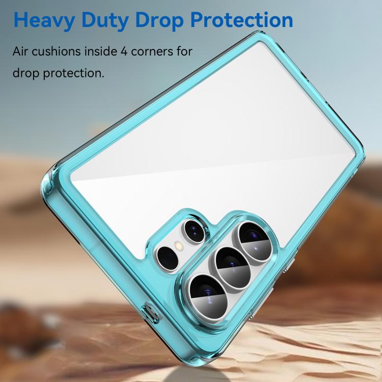 For Samsung Galaxy S26 Ultra 5G Colorful Series Acrylic Hybrid TPU Phone Case