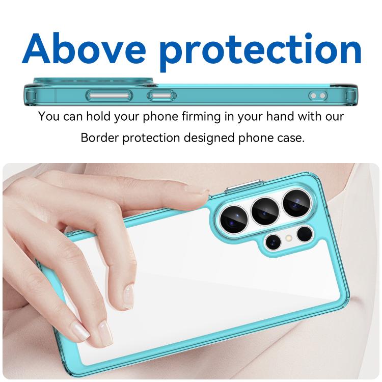 For Samsung Galaxy S26 Ultra 5G Colorful Series Acrylic Hybrid TPU Phone Case