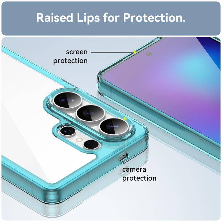 For Samsung Galaxy S26 Ultra 5G Colorful Series Acrylic Hybrid TPU Phone Case