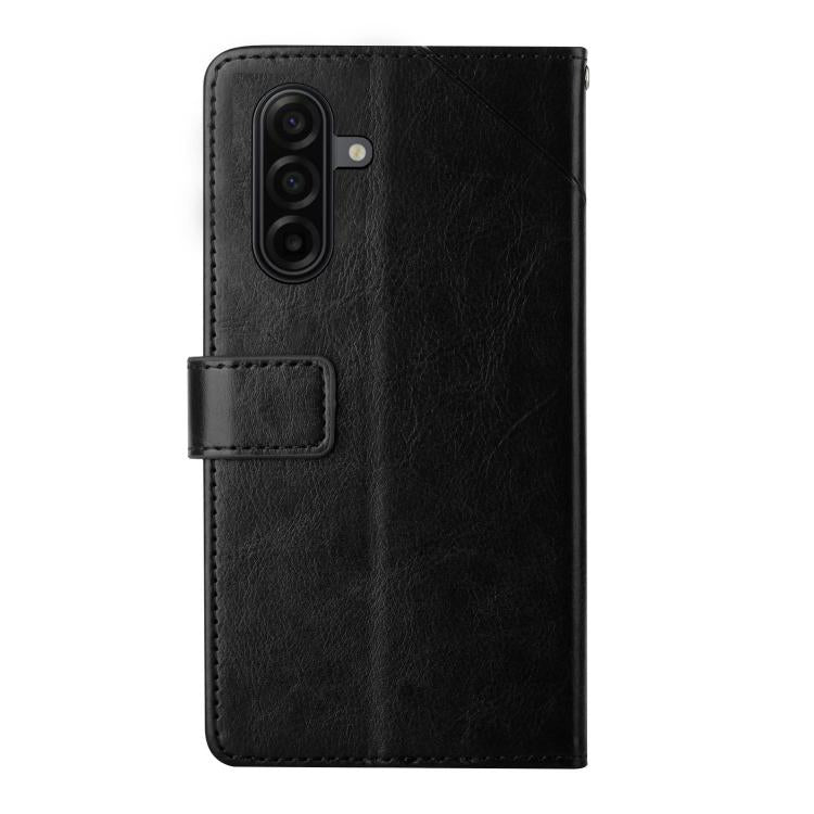 For Samsung Galaxy A57 5G Y-shaped Pattern Flip Leather Phone Case