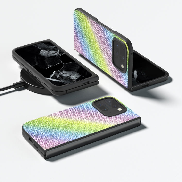 For Google Pixel 9 Pro Fold Diamond Frame Edge Full Coverage Phone Case