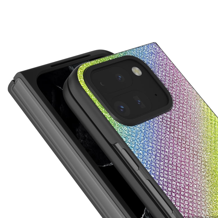 For Google Pixel 9 Pro Fold Diamond Frame Edge Full Coverage Phone Case