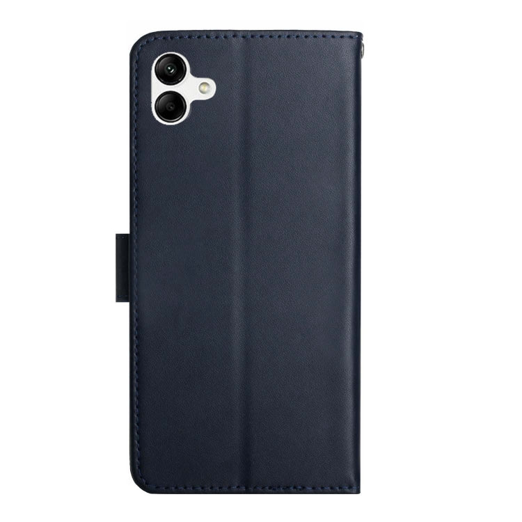 For Samsung Galaxy A06 4G HT02 Genuine Leather Fingerprint-proof Flip Phone Case