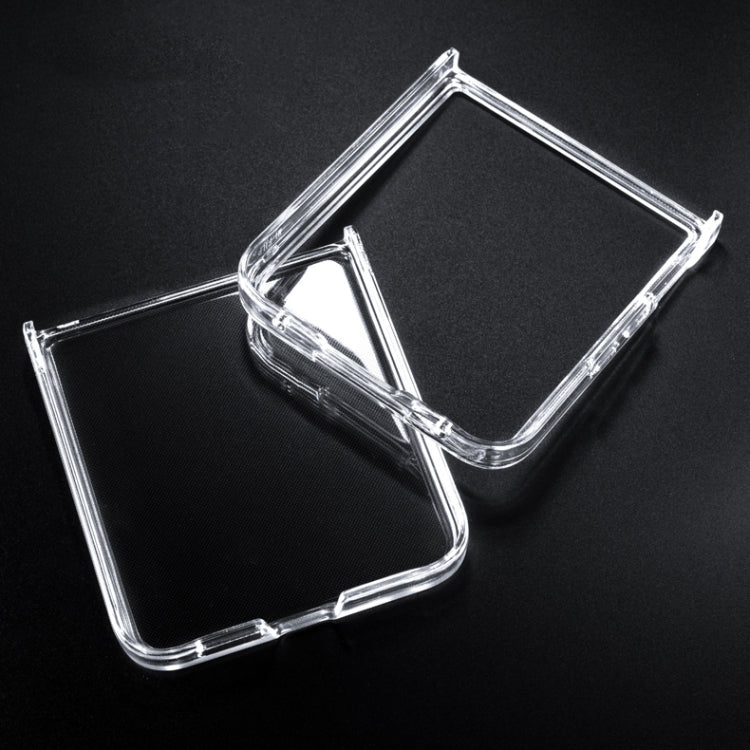 For Xiaomi Mix Flip Three Parts Full Coverage PC Transparent Phone Case