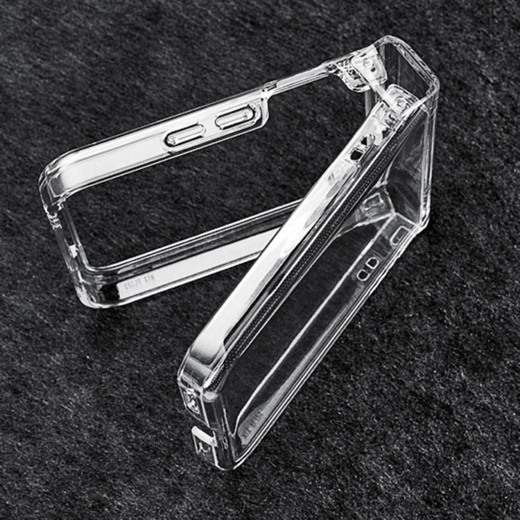 For Xiaomi Mix Flip 2 Three Parts Full Coverage PC Transparent Phone Case