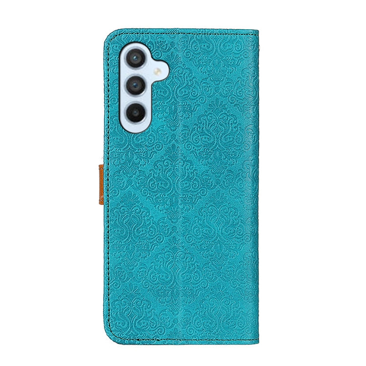 For Samsung Galaxy M35 5G European Floral Embossed Leather Phone Case
