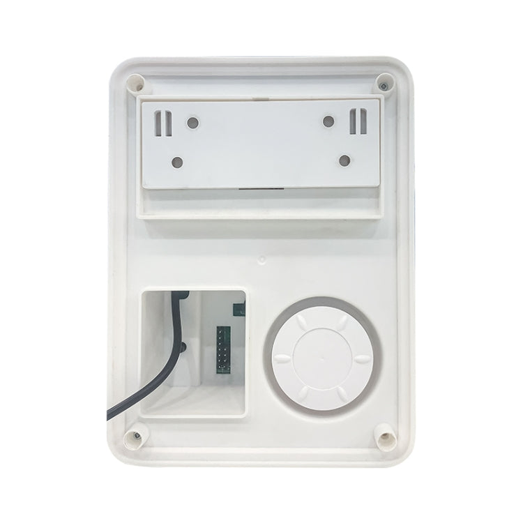 PE-523 Solar Powered Wireless Sound and Light Strobe Siren - White