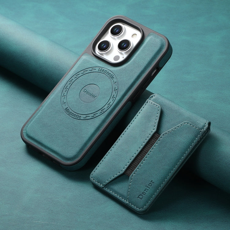 For iPhone 12 / 12 Pro Denior D17 Skin Feel MagSafe Detachable Card Slot Phone Case