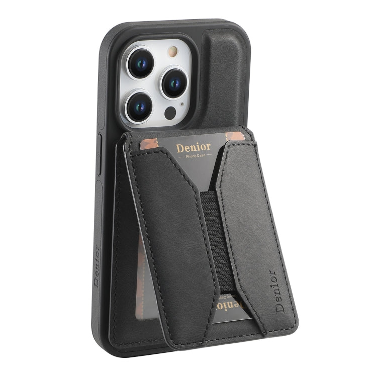 For iPhone 14 / 13 Denior D17 Skin Feel MagSafe Detachable Card Slot Phone Case