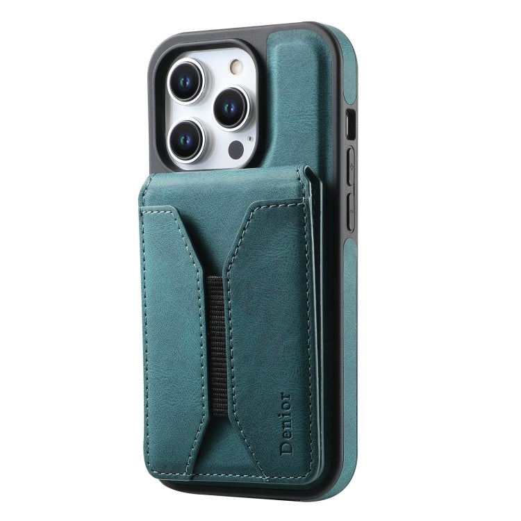 For iPhone 15 Denior D17 Skin Feel MagSafe Detachable Card Slot Phone Case