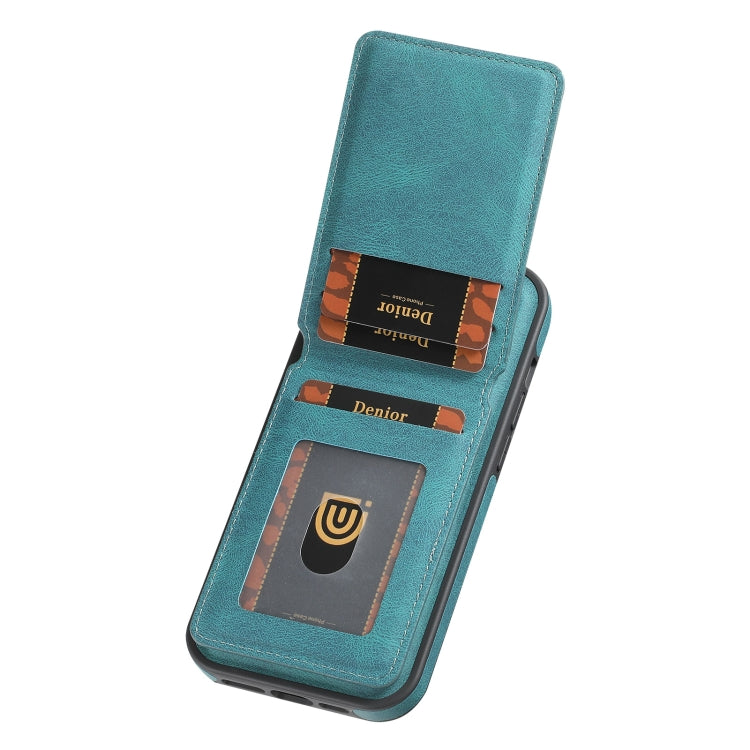 For iPhone 15 Denior D17 Skin Feel MagSafe Detachable Card Slot Phone Case