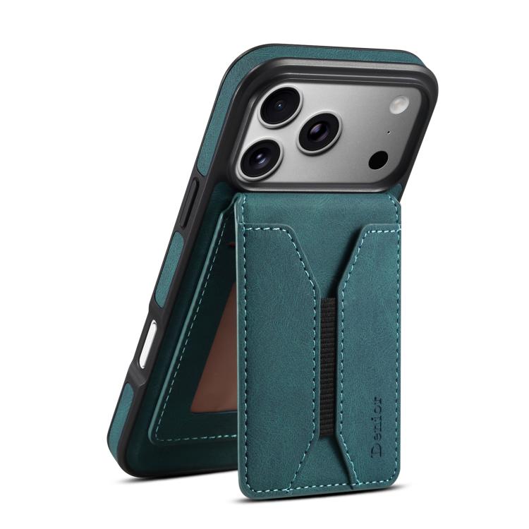 For iPhone 17 Pro Max Denior D17 Skin Feel MagSafe Detachable Card Slot Phone Case