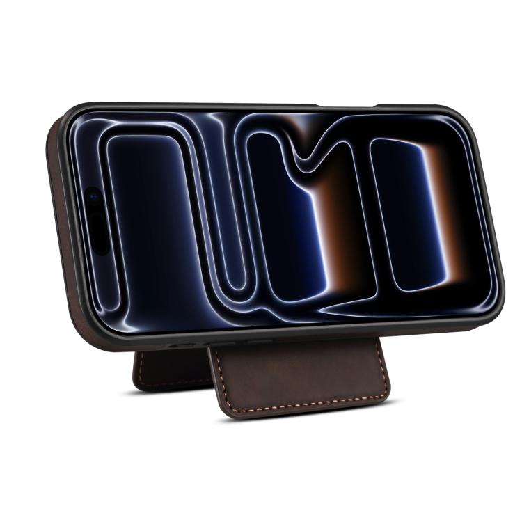 For iPhone 17 Pro Max Denior D17 Skin Feel MagSafe Detachable Card Slot Phone Case