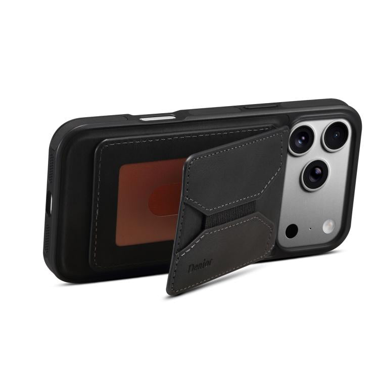 For iPhone 17 Pro Max Denior D17 Skin Feel MagSafe Detachable Card Slot Phone Case