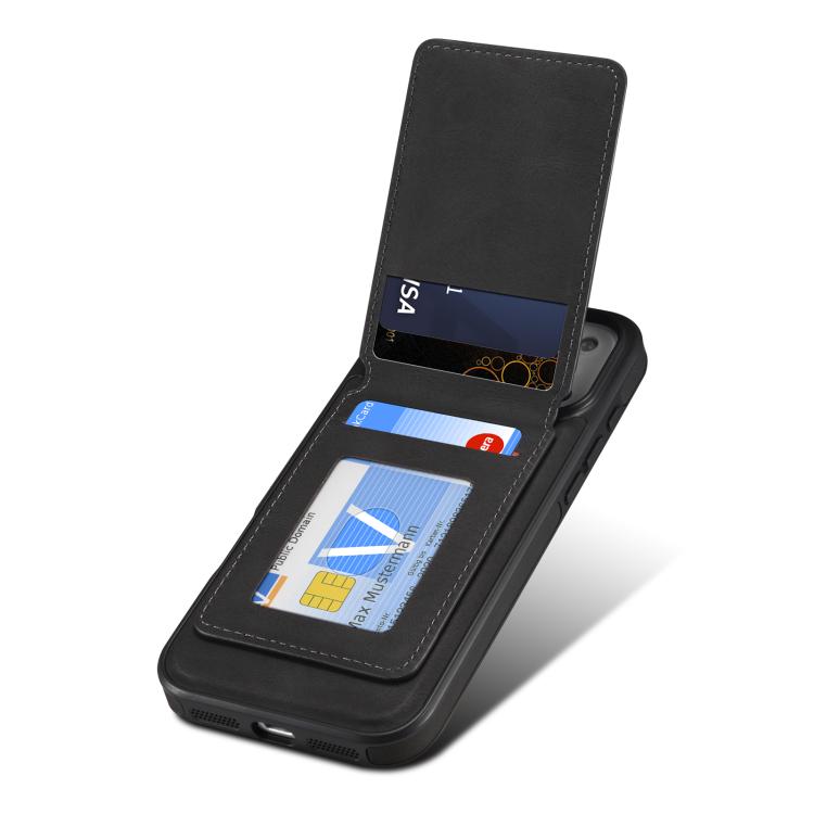For iPhone 17 Pro Max Denior D17 Skin Feel MagSafe Detachable Card Slot Phone Case