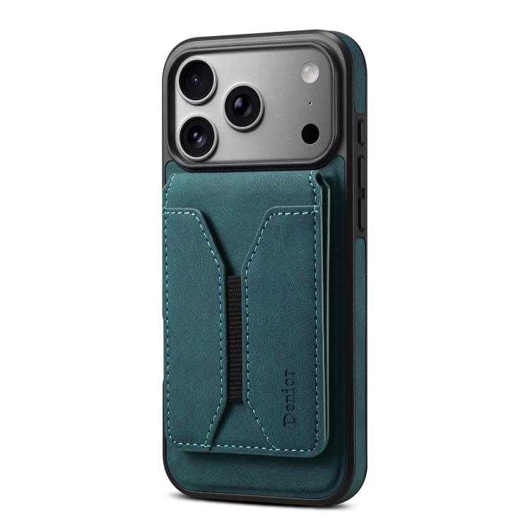 For iPhone 17 Pro Denior D17 Skin Feel MagSafe Detachable Card Slot Phone Case