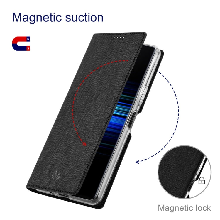 For Sharp Aquos Wish4 ViLi DMX Series TPU + PU Leather Magnetic Phone Case
