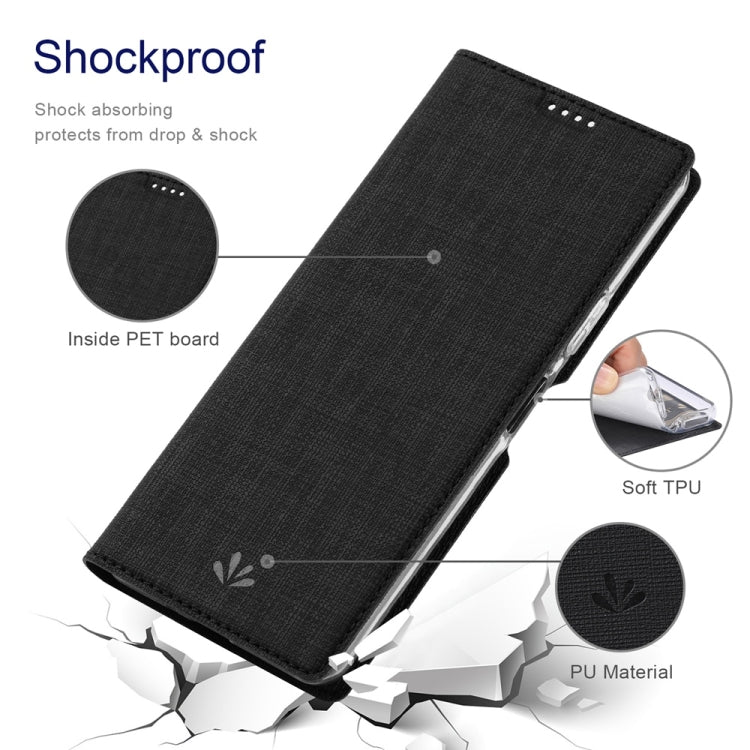 For Sharp Aquos Wish4 ViLi DMX Series TPU + PU Leather Magnetic Phone Case