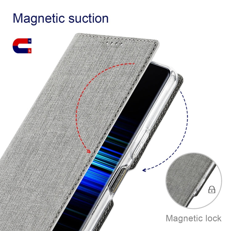 For Sharp Aquos Wish4 ViLi DMX Series TPU + PU Leather Magnetic Phone Case