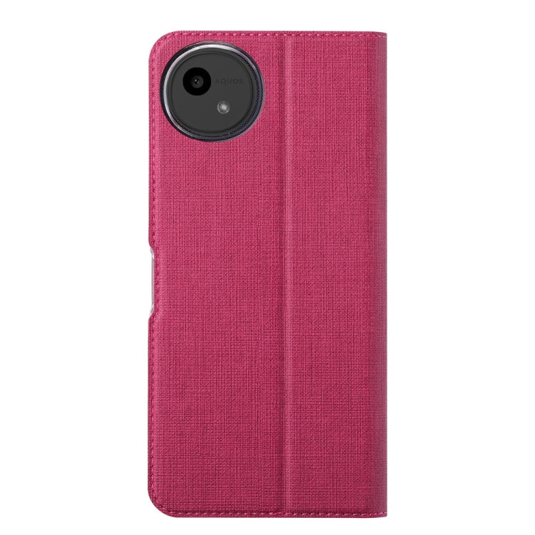 For Sharp Aquos Wish4 ViLi DMX Series TPU + PU Leather Magnetic Phone Case