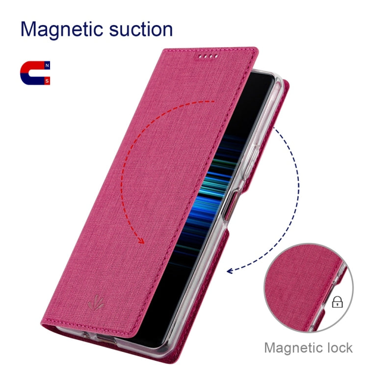 For Sharp Aquos Wish4 ViLi DMX Series TPU + PU Leather Magnetic Phone Case