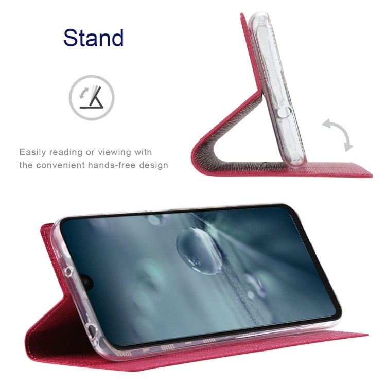 For Sharp Aquos Wish4 ViLi DMX Series TPU + PU Leather Magnetic Phone Case