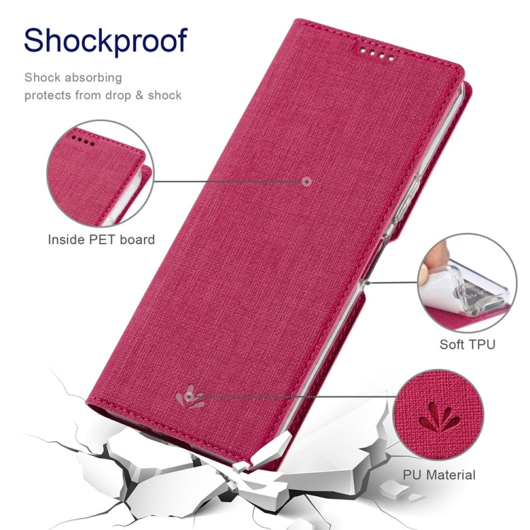 For Sharp Aquos Wish4 ViLi DMX Series TPU + PU Leather Magnetic Phone Case