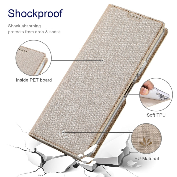 For Sharp Aquos Wish4 ViLi DMX Series TPU + PU Leather Magnetic Phone Case