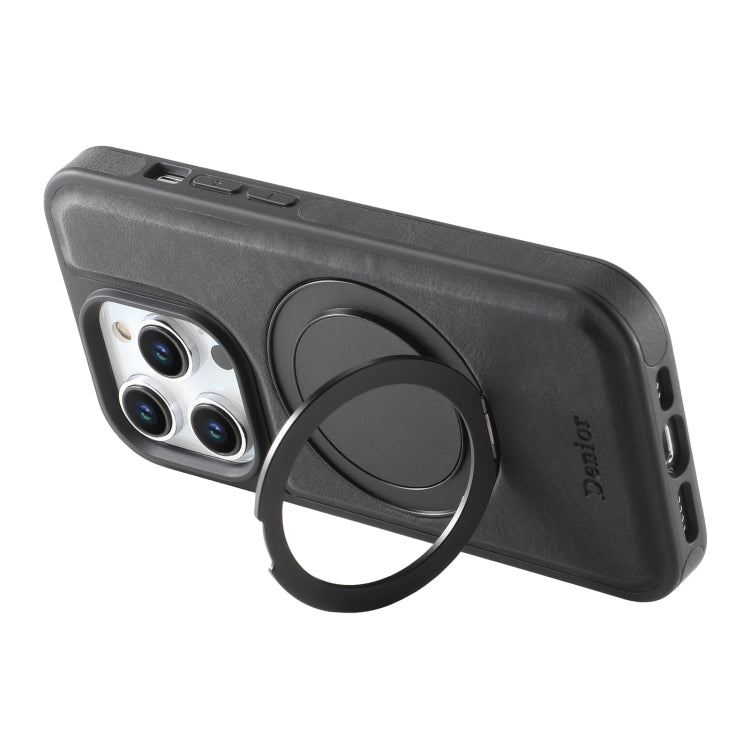 For iPhone 14 / 13 Denior A14 Skin Feel Rotating Holder MagSafe Phone Case
