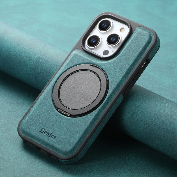 For iPhone 15 Plus / 14 Plus Denior A14 Skin Feel Rotating Holder MagSafe Phone Case