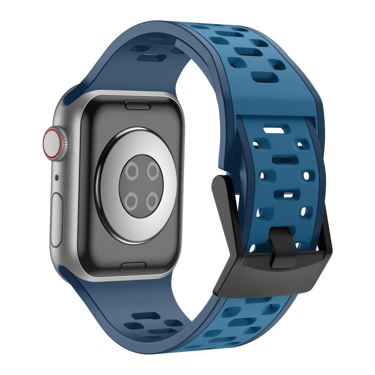 For Apple Watch Ultra 49mm Meteorite Two-color Silicone Watch Band