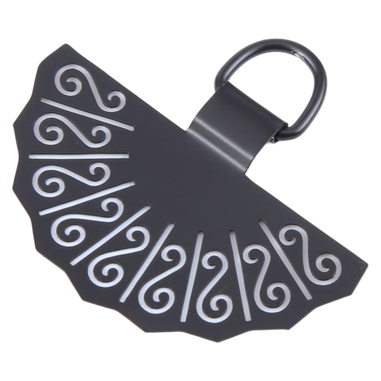 Fan-shaped Metal Mobile Phone Lanyard Fixing Gasket