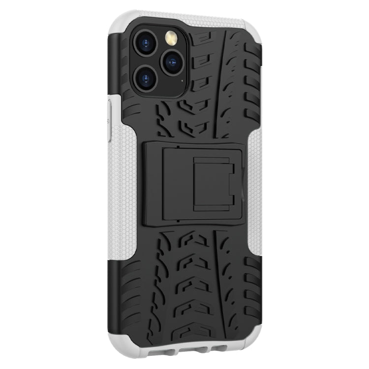 For iPhone 12 mini Tire Texture Shockproof TPU + PC Protective Case with Holder