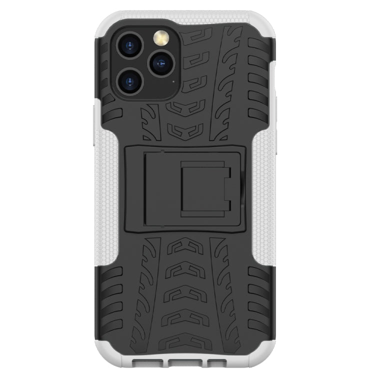 For iPhone 12 mini Tire Texture Shockproof TPU + PC Protective Case with Holder