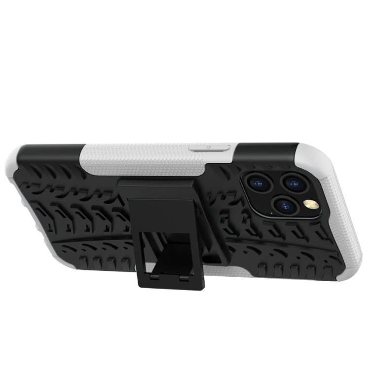 For iPhone 12 mini Tire Texture Shockproof TPU + PC Protective Case with Holder