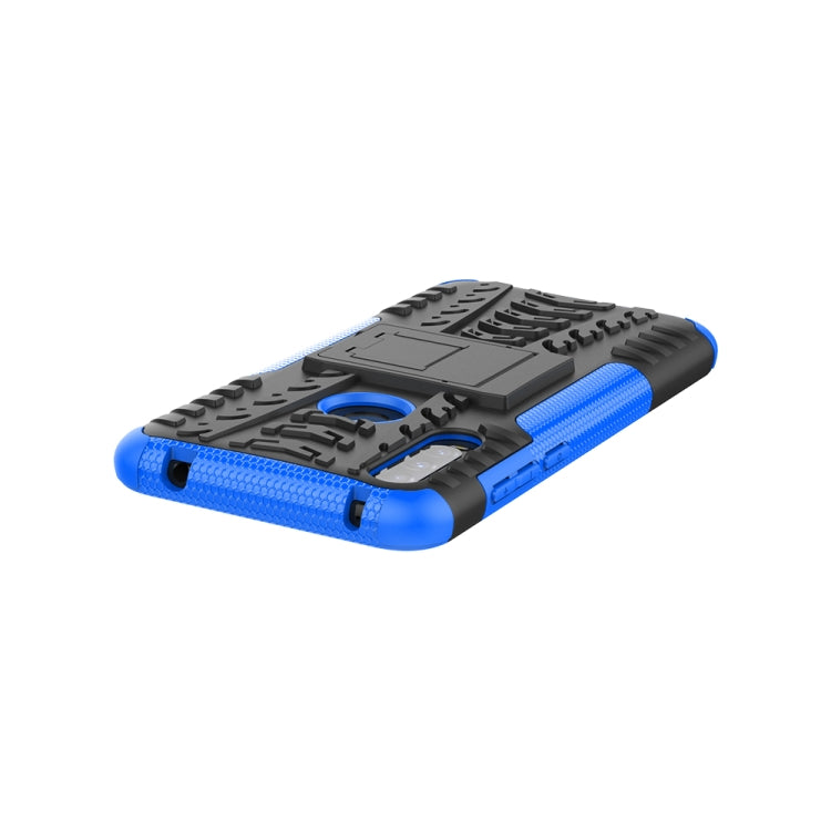 For Alcatel 3L (2020) Tire Texture Shockproof TPU + PC Protective Case with Holder